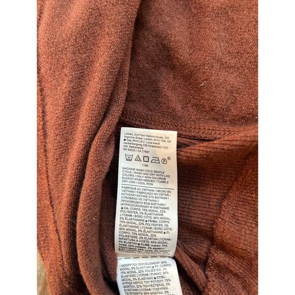 Athleta Balance Dress Size XS Brownish Red Long Sleeve Pockets Sweater Dress - Picture 7 of 8